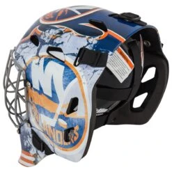 Franklin GFM 1500 New York Islanders Face Mask -GoalieMonkey 025725426546 inset3