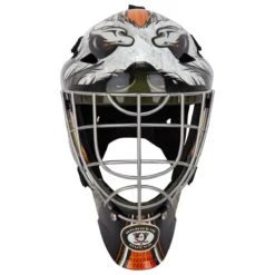 Franklin GFM 1500 Anaheim Ducks Goalie Face Mask 10 Franklin GFM 1500 Anaheim Ducks Goalie Face Mask -GoalieMonkey 025725426584 inset3
