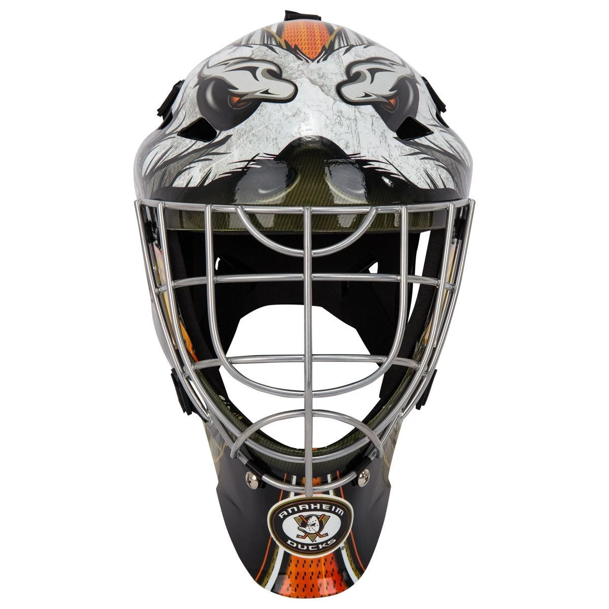 Franklin GFM 1500 Anaheim Ducks Goalie Face Mask 5 Franklin GFM 1500 Anaheim Ducks Goalie Face Mask - Image 3