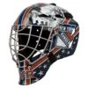 Franklin GFM 1500 New York Rangers Goalie Face Mask 2 Franklin GFM 1500 New York Rangers Goalie Face Mask -GoalieMonkey 025725426621