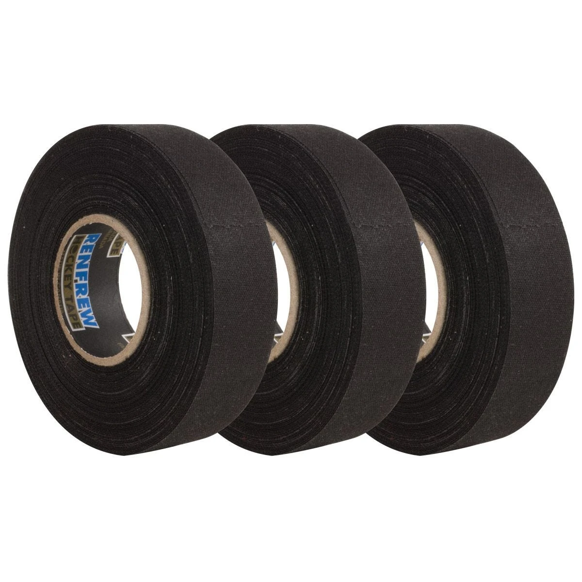Renfrew Black Cloth Hockey Tape - 3 Pack 3 Renfrew Black Cloth Hockey Tape - 3 Pack
