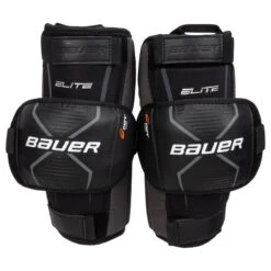 Bauer Elite Intermediate Goalie Knee Guards -GoalieMonkey 688698476033