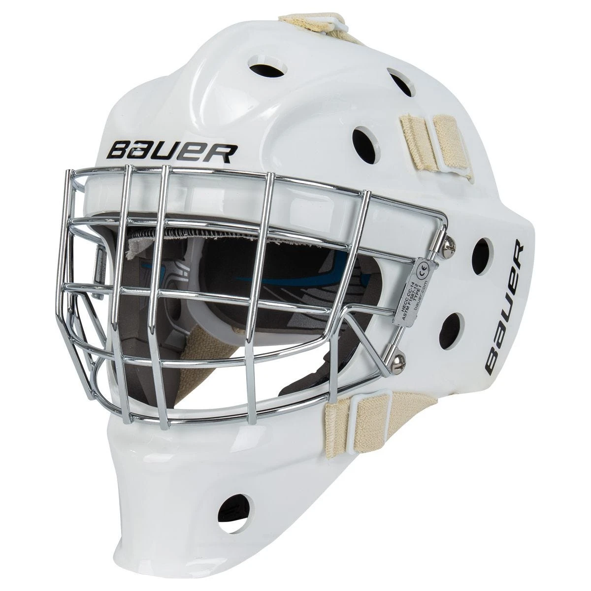 Bauer 930 Youth Certified Straight Bar Goalie Mask 3 Bauer 930 Youth Certified Straight Bar Goalie Mask
