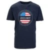 Bauer International USA Flag Youth Short Sleeve Tee Shirt -GoalieMonkey bauer hockey apparel international usa flag ss tee shirt yth
