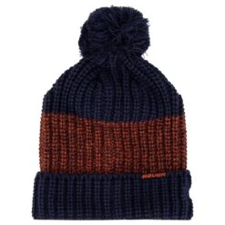 Bauer New Era Rib Stripe Pom Knit Beanie