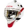 CCM Axis A1.5 Junior Certified Straight Bar Goalie Mask - Team -GoalieMonkey ccm goalie mask axis a1 5 cert straight bar jr team