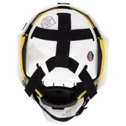 CCM Axis A1.5 Junior Certified Straight Bar Goalie Mask - Team -GoalieMonkey ccm goalie mask axis a1 5 cert straight bar jr team inset4