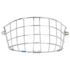 CCM Pro Titanium Certified Straight Bar Cage - Chrome -GoalieMonkey ccm goalie replacement cage pro cert straight chrome inset4