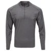CCM Half Zip Premium Adult Long Sleeve Training Tee Shirt -GoalieMonkey ccm hockey apparel half zip premium ls tee sr