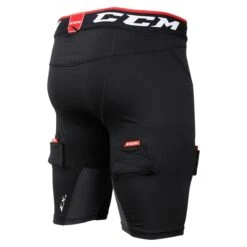 CCM Junior Compression Jock Shorts W/Cup -GoalieMonkey ccm hockey jock comp sht jr inset3