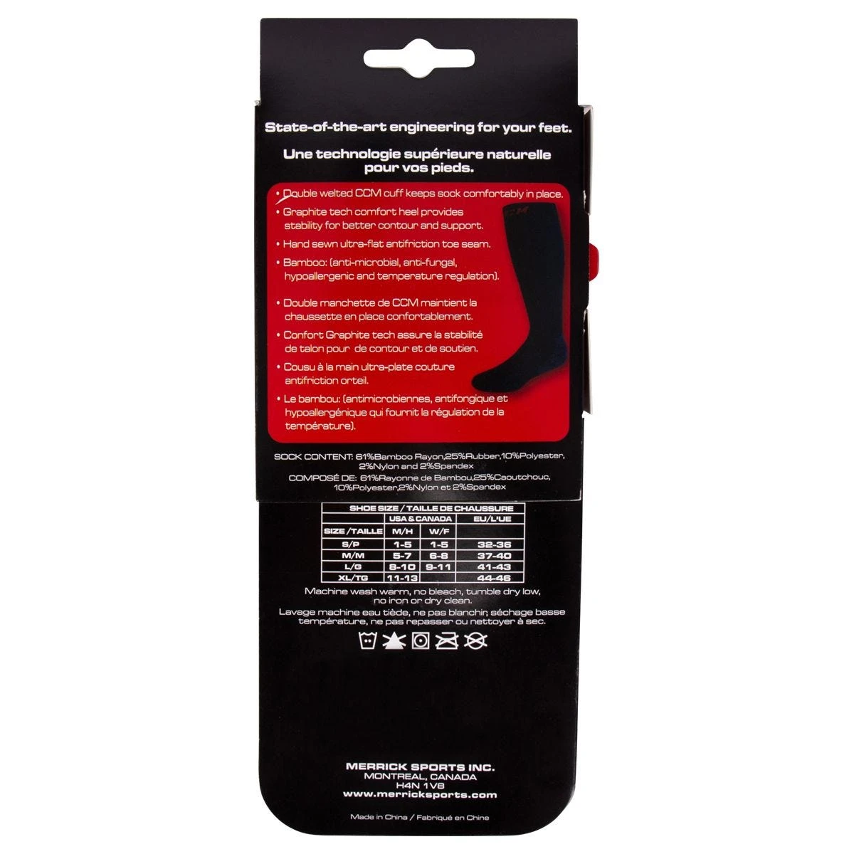 CCM Bamboo Senior Knee-Length Socks 7 CCM Bamboo Senior Knee-Length Socks - Image 5