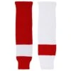 CCM 2-Tone Single Stripe Knit Hockey Socks -GoalieMonkey ccm hockey socks 2tone single stripe knit