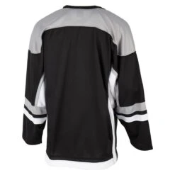 GoalieMonkey -GoalieMonkey firstar hockey jersey stadium blk gry wht jr inset4