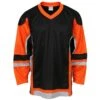 Stadium Adult Hockey Jersey - Black/Orange/Gray 2 Stadium Adult Hockey Jersey - Black/Orange/Gray -GoalieMonkey firstar hockey jersey stadium blk org gry inset5