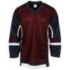 Stadium Adult Hockey Jersey - Maroon/Navy/White -GoalieMonkey firstar hockey jersey stadium mar nvy wht