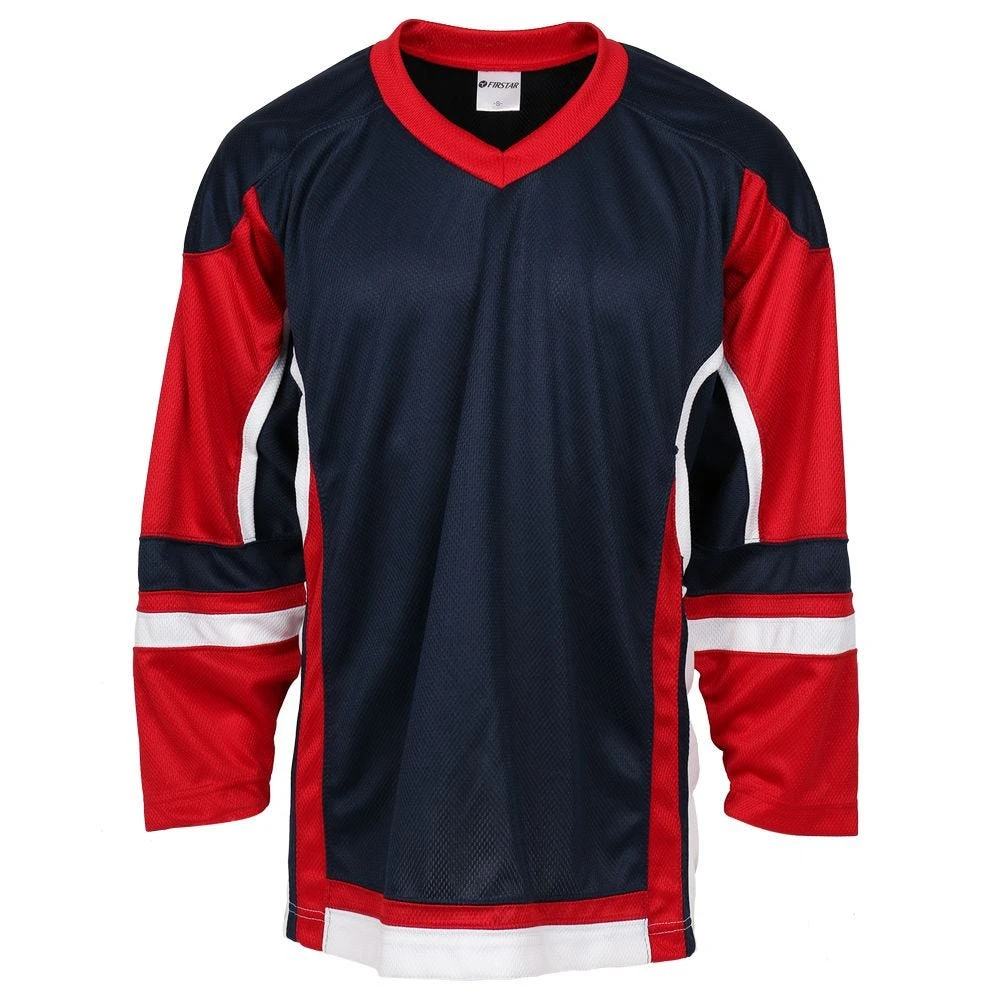 Stadium Youth Hockey Jersey - Navy/Red/White 3 Stadium Youth Hockey Jersey - Navy/Red/White