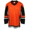 Stadium Adult Hockey Jersey - Orange/Black/Gray -GoalieMonkey firstar hockey jersey stadium org blk gry