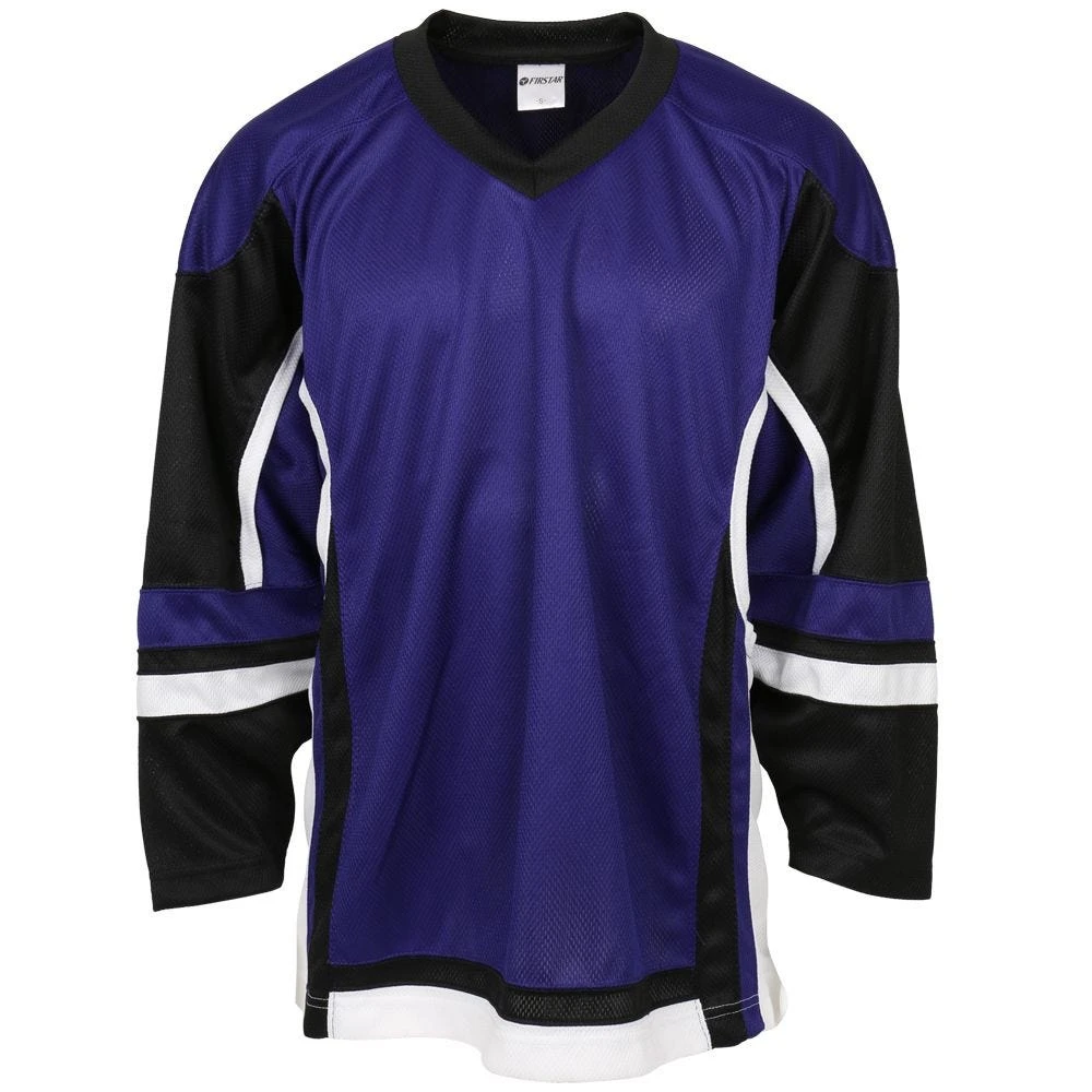 Stadium Youth Hockey Jersey - Purple/Black/White 4 Stadium Youth Hockey Jersey - Purple/Black/White - Image 2