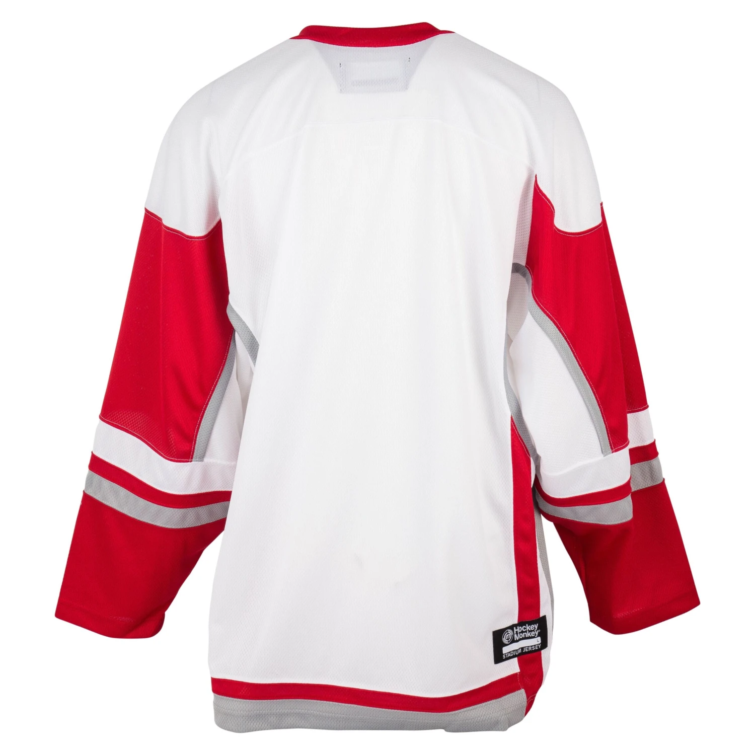Stadium Youth Hockey Jersey - White/Red/Gray 3 Stadium Youth Hockey Jersey - White/Red/Gray