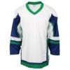 Stadium Adult Hockey Jersey - White/Royal/Kelly -GoalieMonkey firstar hockey jersey stadium wht ryl kly