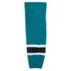 San Jose Sharks Stadium Mesh Hockey Socks 2 San Jose Sharks Stadium Mesh Hockey Socks -GoalieMonkey firstar hockey sock stadium mesh san jose