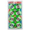Labeda Shooter 83A Roller Hockey Wheel - Green - 8 Pack -GoalieMonkey labeda roller inline hockey wheels shooter green 2017 8 pk inset3
