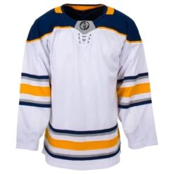 Buffalo Sabres MonkeySports Uncrested Adult Hockey Jersey -GoalieMonkey monkeysports hockey jersey uncrested buffalo sabres sr inset3