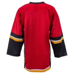 Calgary Flames MonkeySports Uncrested Junior Hockey Jersey -GoalieMonkey monkeysports hockey jersey uncrested calgary flames jr inset2