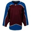 Colorado Avalanche MonkeySports Uncrested Junior Hockey Jersey -GoalieMonkey monkeysports hockey jersey uncrested colorado avalanche jr inset6