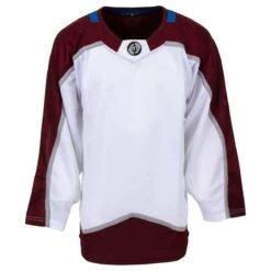 Colorado Avalanche MonkeySports Uncrested Adult Hockey Jersey 9 Colorado Avalanche MonkeySports Uncrested Adult Hockey Jersey -GoalieMonkey monkeysports hockey jersey uncrested colorado avalanche sr inset7