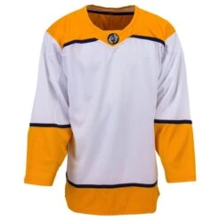 Nashville Predators MonkeySports Uncrested Adult Hockey Jersey -GoalieMonkey monkeysports hockey jersey uncrested nashville predators sr inset7