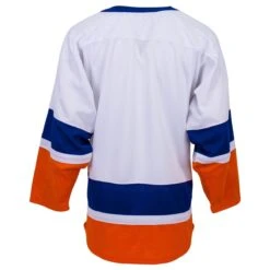 New York Islanders MonkeySports Uncrested Junior Hockey Jersey -GoalieMonkey monkeysports hockey jersey uncrested new york islanders jr inset4