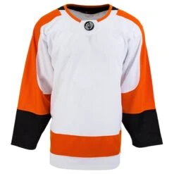 Philadelphia Flyers MonkeySports Uncrested Junior Hockey Jersey -GoalieMonkey monkeysports hockey jersey uncrested philadelphia flyers jr inset6