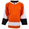 Philadelphia Flyers MonkeySports Uncrested Junior Hockey Jersey -GoalieMonkey monkeysports hockey jersey uncrested philadelphia flyers jr inset7