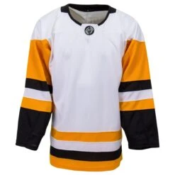 Pittsburgh Penguins MonkeySports Uncrested Adult Hockey Jersey -GoalieMonkey monkeysports hockey jersey uncrested pittsburgh penguins sr inset9