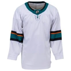 San Jose Sharks MonkeySports Uncrested Adult Hockey Jersey -GoalieMonkey monkeysports hockey jersey uncrested san jose sharks sr inset7
