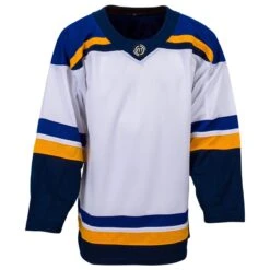St Louis Blues MonkeySports Uncrested Junior Hockey Jersey -GoalieMonkey monkeysports hockey jersey uncrested st louis blues jr inset6