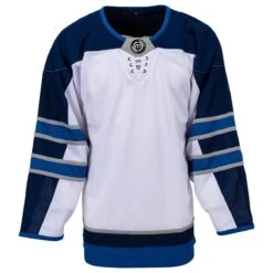 Winnipeg Jets MonkeySports Uncrested Adult Hockey Jersey -GoalieMonkey monkeysports hockey jersey uncrested winnipeg jets sr inset6