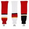 Calgary Flames MonkeySports Knit Hockey Socks 2 Calgary Flames MonkeySports Knit Hockey Socks -GoalieMonkey monkeysports hockey sock knit cal