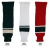 Minnesota Wild MonkeySports Knit Hockey Socks -GoalieMonkey monkeysports hockey sock knit min