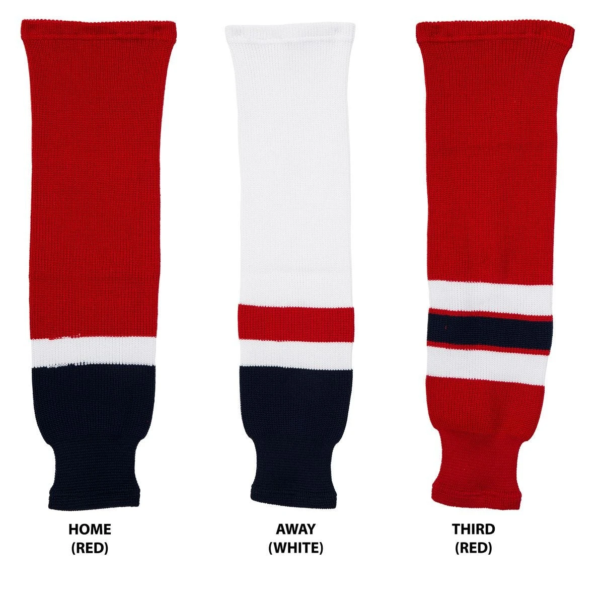 Washington Capitals MonkeySports Knit Hockey Socks 3 Washington Capitals MonkeySports Knit Hockey Socks