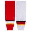 Calgary Flames MonkeySports Mesh Hockey Socks -GoalieMonkey monkeysports hockey socks mesh cgy inset2
