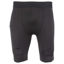 MonkeySports Junior Compression Jock Shorts W/ Cup -GoalieMonkey monkeysports jock compression shorts cup jr inset1