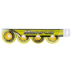 Mission Hi-Lo Street Outdoor Hard 82A Roller Hockey Wheel - Yellow - 4 Pack -GoalieMonkey ms1458843 1 3