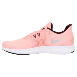 Nike In-Season TR 8 Women's Training Shoes - Pink/Metallic Silver/Burgundy Ash -GoalieMonkey nike footwear womens in season tr 8 pink silver burgundy inset1
