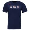 Nike USA Hockey Olympic Core Cotton Senior Short Sleeve Tee Shirt -GoalieMonkey nike hockey apparel usa olympic core cotton ss tee sr