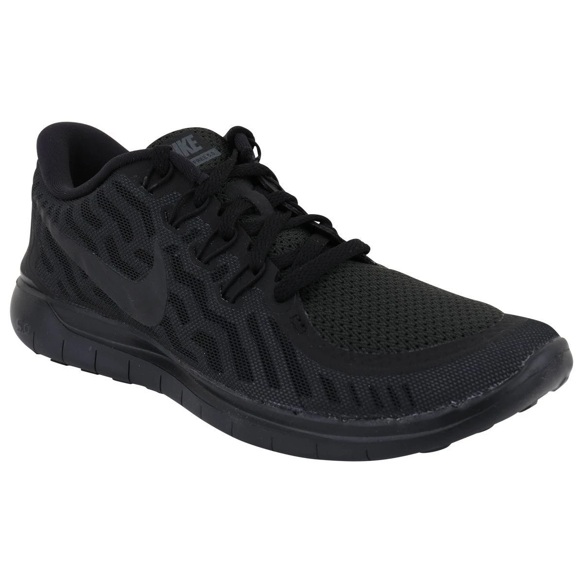 Nike Free 5.0 Women's Training Shoes - Black/Anthracite/Black 4 Nike Free 5.0 Women's Training Shoes - Black/Anthracite/Black - Image 2