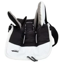 Vaughn Velocity V9 Youth Goalie Leg Pads -GoalieMonkey vaughn goalie leg pads velocity v9 yt inset5