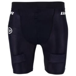 Warrior Junior Compression Jock Short W/ Cup -GoalieMonkey warrior hockey jock compression short jr inset1